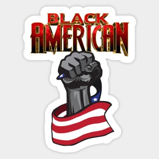 Black American - Red Sticker